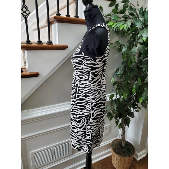 International Concepts Women's Cotton Halter Neck Sleeveless Knee Length Dress 2 - Picture 7 of 11